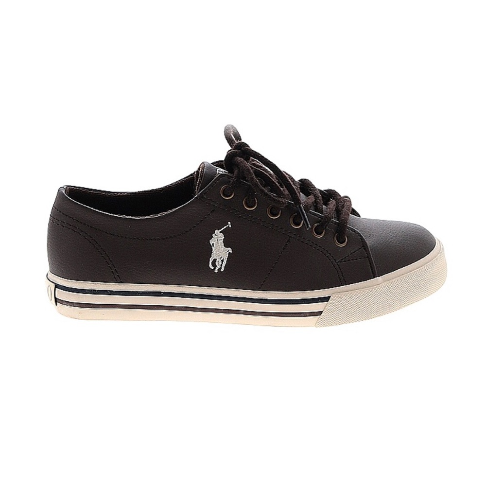 Polo by RalphLauren black leather athletic shoe size 4.5 US/36 EU/23.5 cm